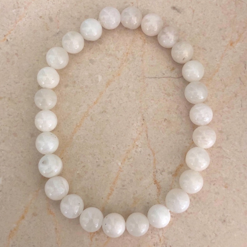 Natural Moonstone 8mm Healing Stretch Bracelet